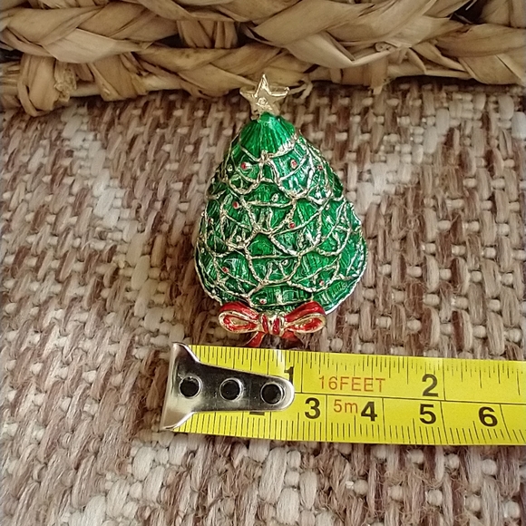 Christmas Tree metal Keepsave Box - Picture 9 of 10